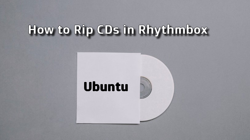 A CD envelope that says “Ubuntu” with a CD mockup in it